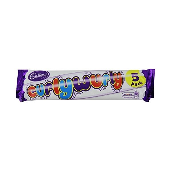 Cadbury Curly Wurly 5 Bars Pack of 7, Total 35 Bars 