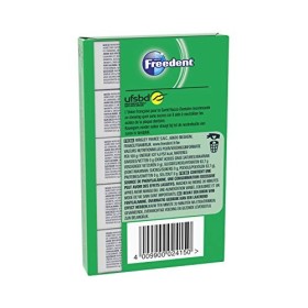 FREEDENT - Menthe verte - 5 Paquets de 10 dragées de Chewing-Gum sans sucres Lot de 10 