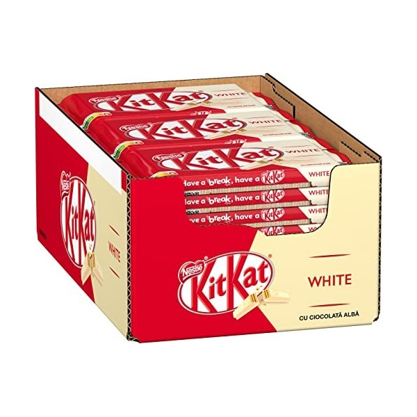 Nestlé KitKat Chunky White Barre de chocolat au chocolat blanc 24 x 40 g