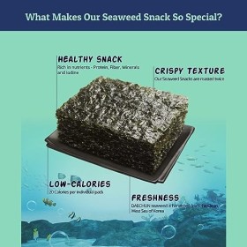 DAECHUN Chois1 Snacks aux algues bio 20-Pack Original Korea Premium Great Product