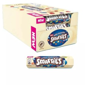 Confetti Chocolats Smarties White Chocolat Blanc Tube 34 g