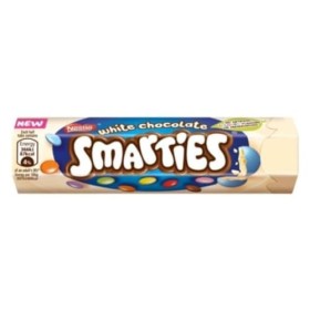 Confetti Chocolats Smarties White Chocolat Blanc Tube 34 g