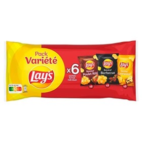 Lays Chips Pack Variété, 6 sachets, 160g