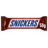 SNICKERS - Barres au chocolat au lait fourrée de caramel et cachuètes grillées - Sachet de 10 barres Lot de 4 