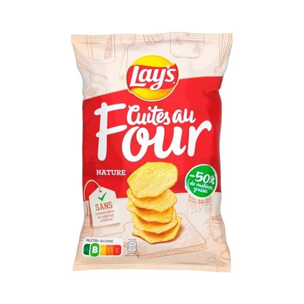 Lays Chips Cuites au Four Nature, 130 g