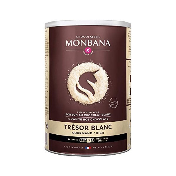 Tresor White Chocolate Powder Monbana 500g Trinkschokolade