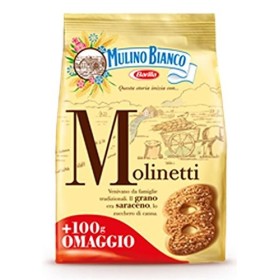 Lot de 3 moulins italiens Biscuits Cookies Blanc 700 g