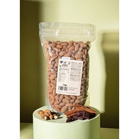 KoRo - Amandes enrobage chocolat-cannelle 1 kg - Amandes croquantes dans un enrobage chocolat-cannelle