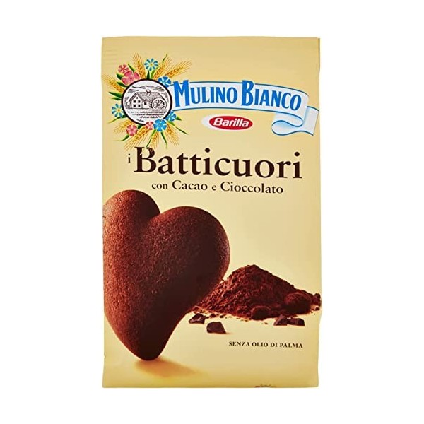 6 x Mulino Bianco Cacao Biscuits Batticuori Italie Biscuits biscuits gâteaux brioche