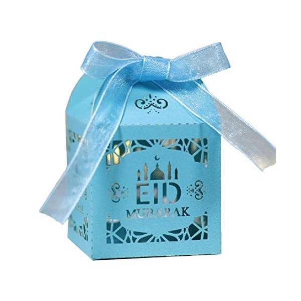 Lot de 100 boîtes à bonbons en papier pour lAïd - Blanc