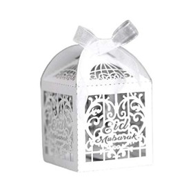 Lot de 100 boîtes à bonbons en papier pour décoration de lAïd