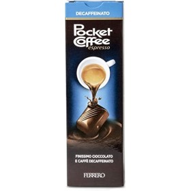 Lot de 6 chocolats à café café café avec décaféiné liquide DEK expresso, chocolat fin et demi-amer, 5 chocolats 625 g