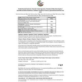 Noisettes Grillées Italiennes 1Kg | Naturel | Idéal pour les gâteaux et le régime Keto