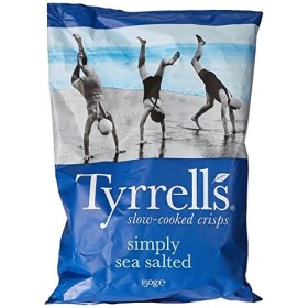 Tyrrells Chips Légèrement Salées au Sel de Mer, 150g