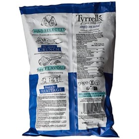Tyrrells Chips Légèrement Salées au Sel de Mer, 150g