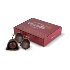 Kadodis - Cerisettes à lancienne 500 G - 30 Cerises entières enrobées dalcool et de sucre dans sa coque en chocolat - Fabri