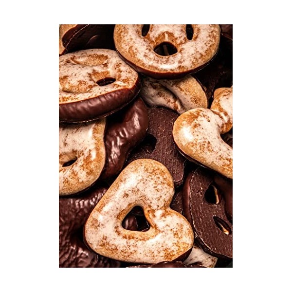 KoRo - Coeurs, bretzels et étoiles en pain dépice bio 1 kg