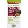 ETHIQUABLE Chocolat noir quinoa bio - La tablette de 100g