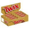 TWIX, Barres chocolat au lait avec biscuit nappage caramel - 1 Boite de 32 barres individuelles de 50g
