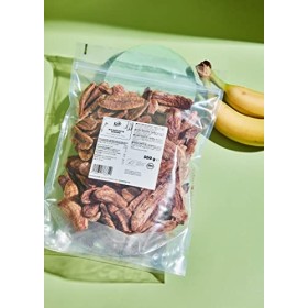 KoRo - Bananes soufflées bio 500 g - Sans sucre ajouté - Particulièrement croquantes - Goût sucré - 100% plaisir des fruits