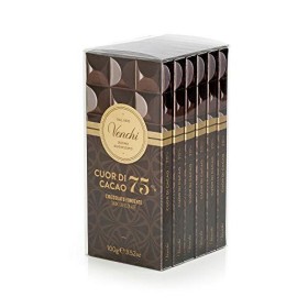 Venchi - Kit Tablettes en Etui Cuor di Cacao 75&nbsp;%, 600g - Sans Gluten