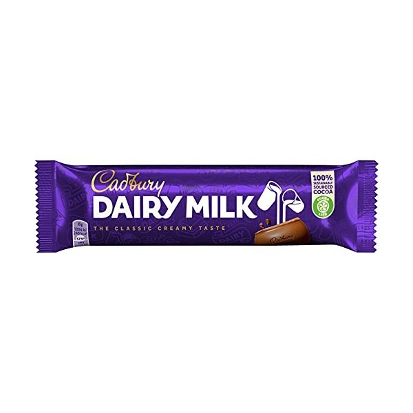 CADBURY Dairy Milk Chocolate 45 g - Lot de 12