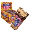 Barres Adonis Keto Riches en Protéines au Beurre de Cacahuètes et Chocolat 16 Barres de 45g | Végétalien et Keto l 100% Nat