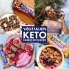 Barres Adonis Keto Riches en Protéines au Beurre de Cacahuètes et Chocolat 16 Barres de 45g | Végétalien et Keto l 100% Nat