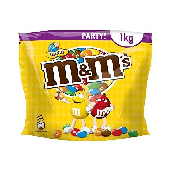 M&Ms Sac de fête au chocolat cacahuète 1 kg
