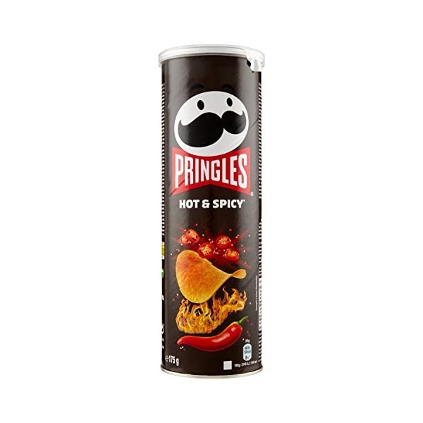Pringles Chips Hot & Spicy, 175g