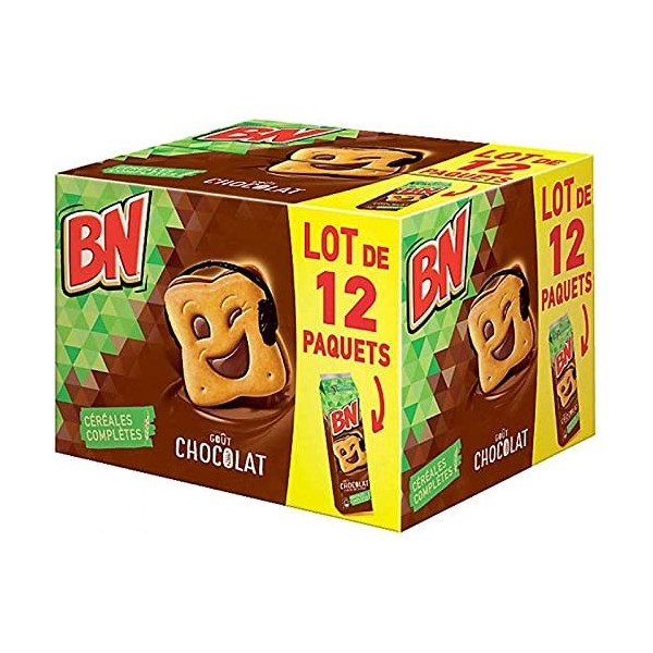 BN Chocolat lot de 12 paquets 