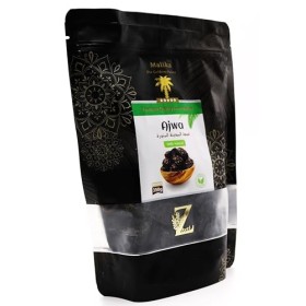 Dattes Ajwa | Dattes fraîches premium | dArabie Saoudite | 350g de Douceur | 100% naturel | Sans OGM | Végétalien | Halal | 