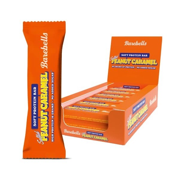Barebells Barre de protéine 20g proteine, 12x55g chocolat protein bars Salty Peanut 