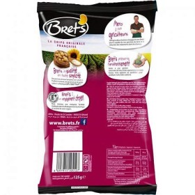 BRETS - Chips Saveur Vinaigre 125G - Lot De 4