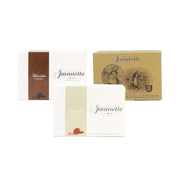 Lot découvertes de 3 boites de madeleines Jeannette de 250g - Produits-Normandie