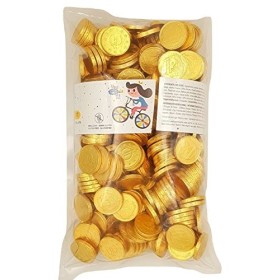 Monnaie euro chocolat milk sac 300 pcs.28mm - Format sac dépargne 300 unités - FRUTITOSCOM exclusif