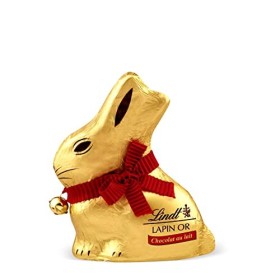 Lindt - Lapin Or - Chocolat au lait - Fin et irrésistibles - 100g - Lot de 4