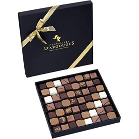 CHEVALIERS DARGOUGES Maîtres Chocolatiers Français - Assortiment de Chocolats Noir 70%, Lait 33% et blanc - Coffret cadeau p