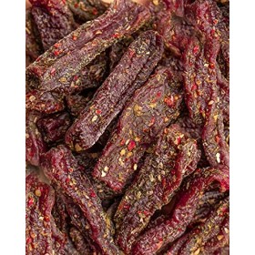 Beef Jerky, Beef Jerky Steak, viande séchée Jerky avec épices indiennes, bœuf fumé, jerky spicy, viande de bœuf séchée à lai