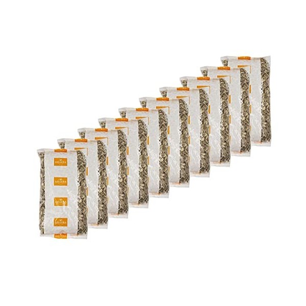 Lot 10x Graines de tournesol grillées salées - Sachet 500g