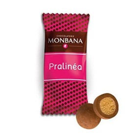200 Pralinéa Monbana croustilles de céréales pralinées 