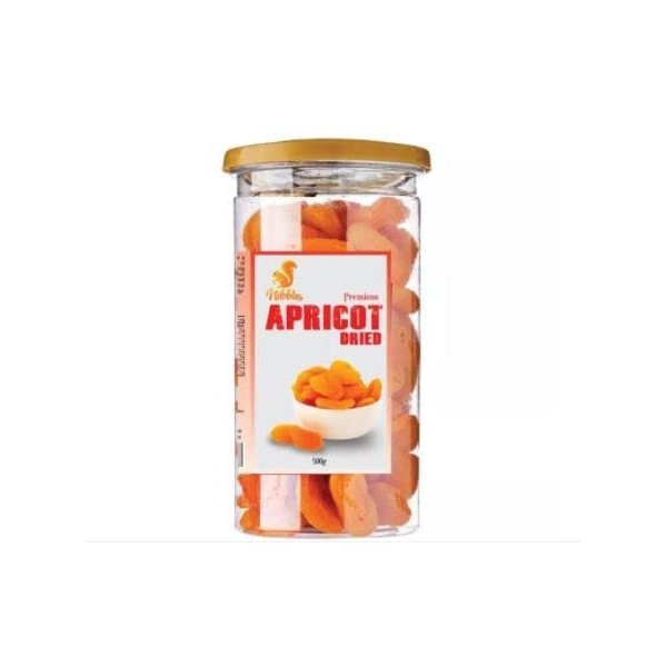 Nibbles Abricot séché 500 g – Les abricots séchés sont obtenus à partir du séchage des fruits. Ils contiennent du calcium, du