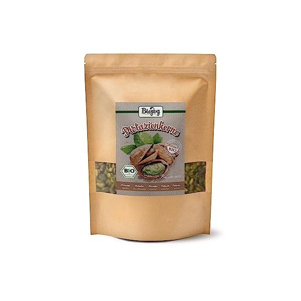 Biojoy Pistaches BIO 500 gr , sans coques, naturelles, non salées, Pistacia vera