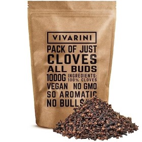 Vivarini Clous de girofle 1kg | Goût caractéristique et épicé et arôme profond et épicé | Additif pour infusions - thé et yer