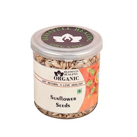 Blessfull Healing Graines de tournesol bio 300 g Récipient hermétique emballage peut varier 