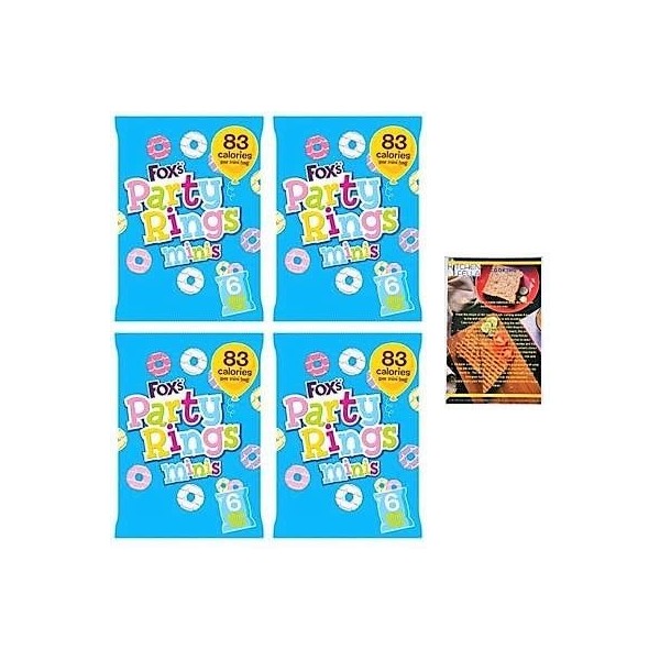 Lot de 24 mini bagues de fête au total