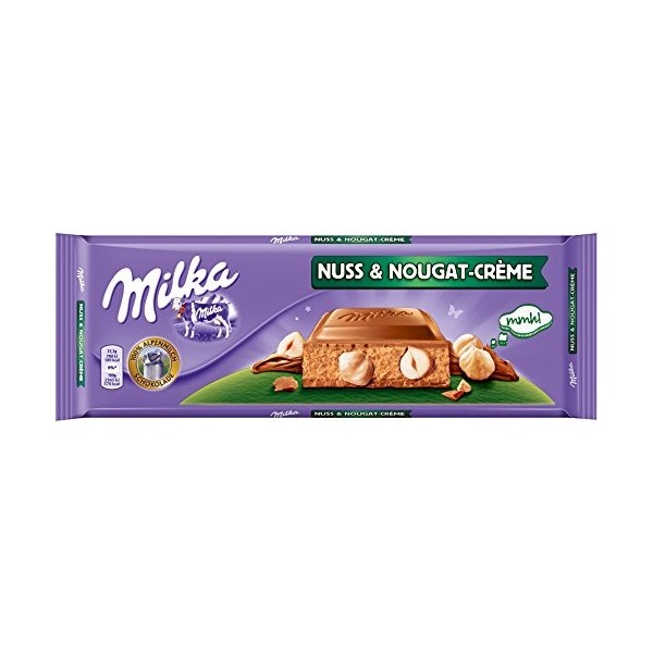 Milka - Mini Tablette au Chocolat au Lait et Noisettes Entières - Format Mini à Emporter - Présentoir de 32 mini tablettes 4