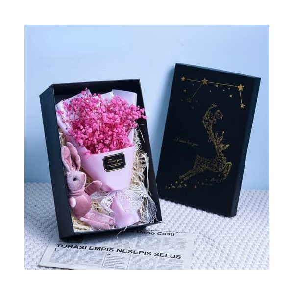 NC Bouquet étoilé Boîte cadeau StellaLou Balle rebondissante en forme de fleur fraîche préservée Cadeau danniversaire pour p