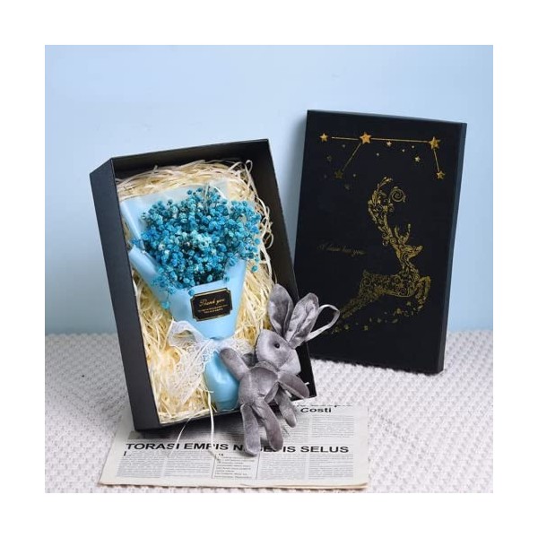 NC Bouquet étoilé Boîte cadeau StellaLou Balle rebondissante en forme de fleur fraîche préservée Cadeau danniversaire pour p