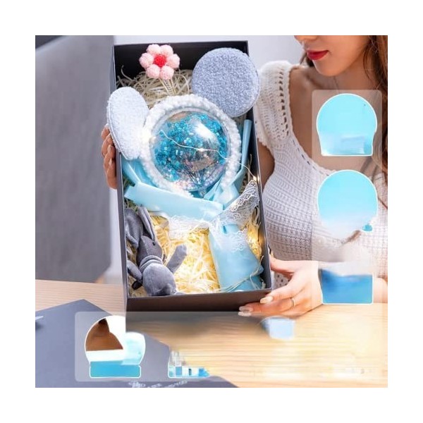 NC Bouquet étoilé Boîte cadeau StellaLou Balle rebondissante en forme de fleur fraîche préservée Cadeau danniversaire pour p